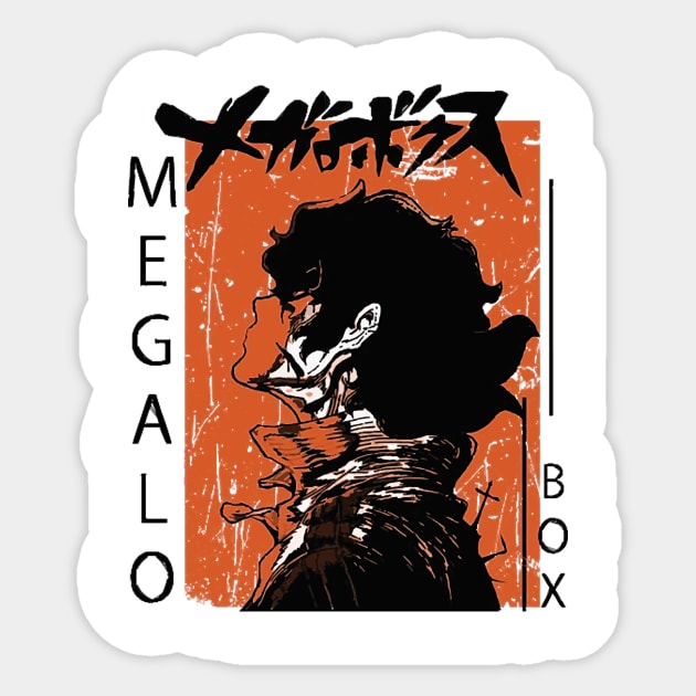 Megalo box anime manga Sticker by AliZaidzjzx